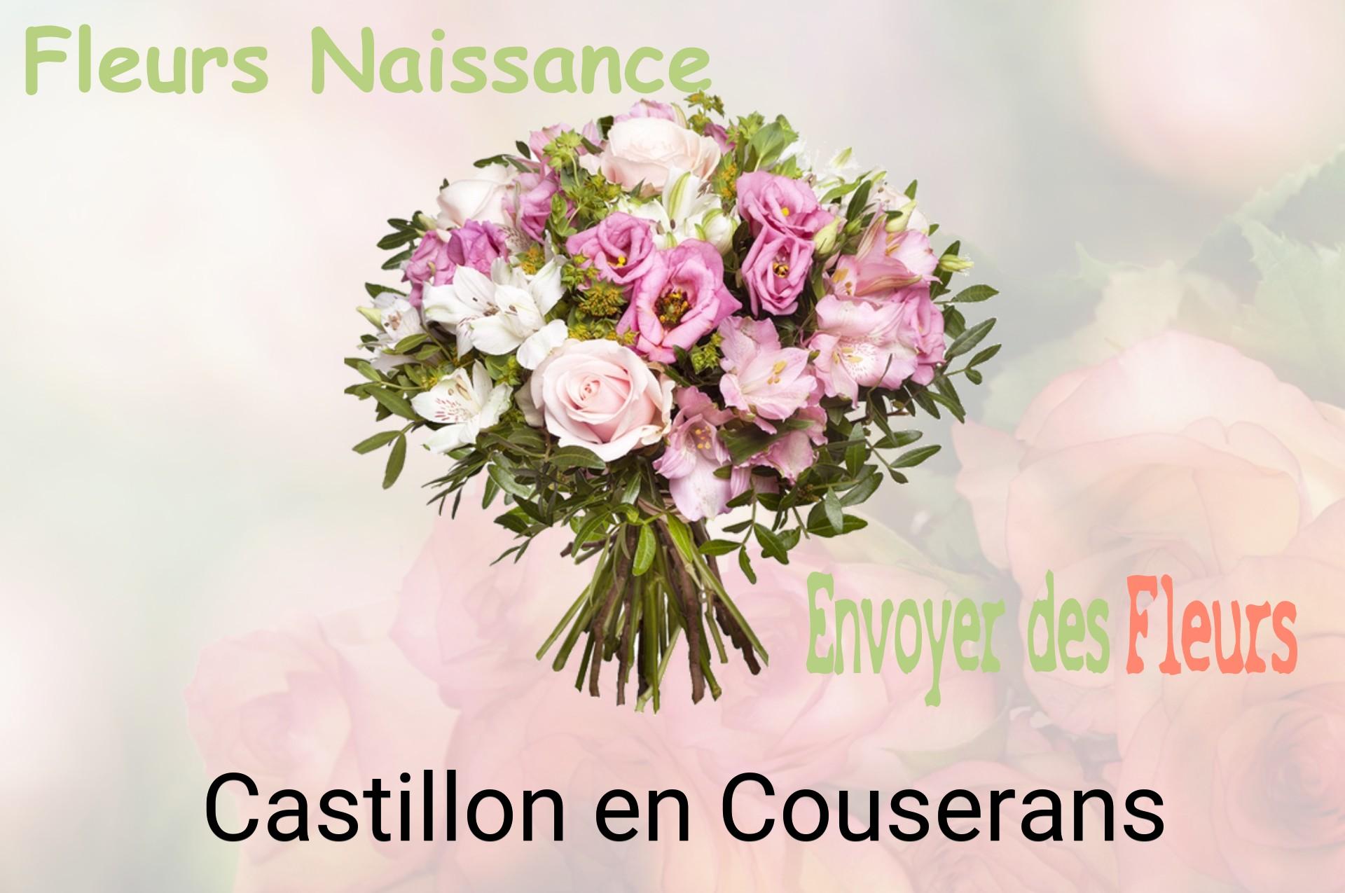 Bouquet de fleurs de naissance livré à Castillon-en-Couserans